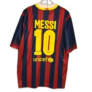 FC Barcelona Lionel Messi #10 Jersey 2014–2015 Treble Men's Size XL